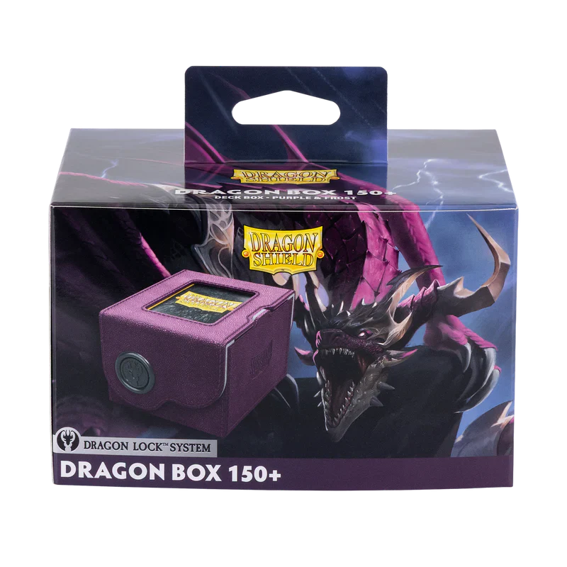 Dragon Shield Dragon Lock System Dragon Box 150+ - Purple & Frost