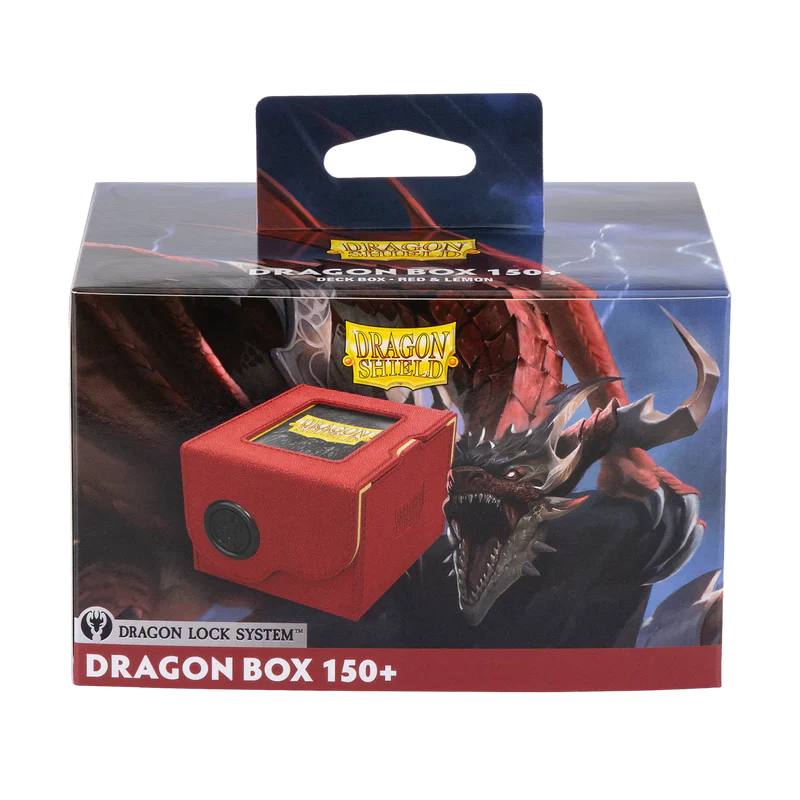 Dragon Shield Dragon Lock System Dragon Box 150+ - Red & Lemon