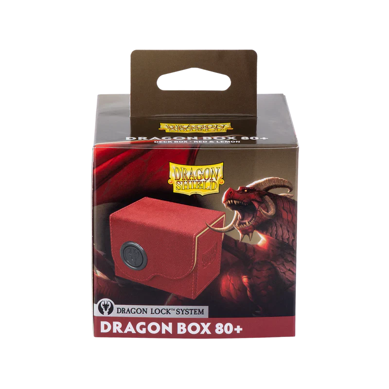Dragon Shield Dragon Lock System Dragon Box 80+ - Red & Lemon