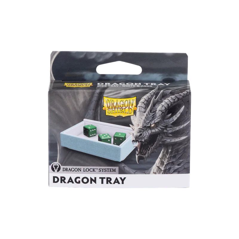 Dragon Shield Dragon Lock System Dragon Tray - White & Aqua