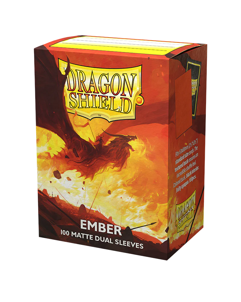 Dragon Shield Dual Matte Sleeves - Ember 'Alaric, Revolution Kindler' (100 Sleeves)