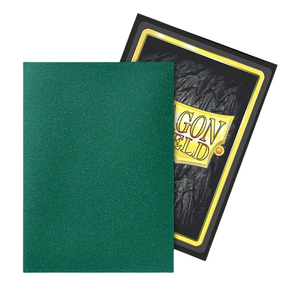 Dragon Shield Dual Matte Sleeves - Metallic Green / Power (100 Sleeves) - Image 2