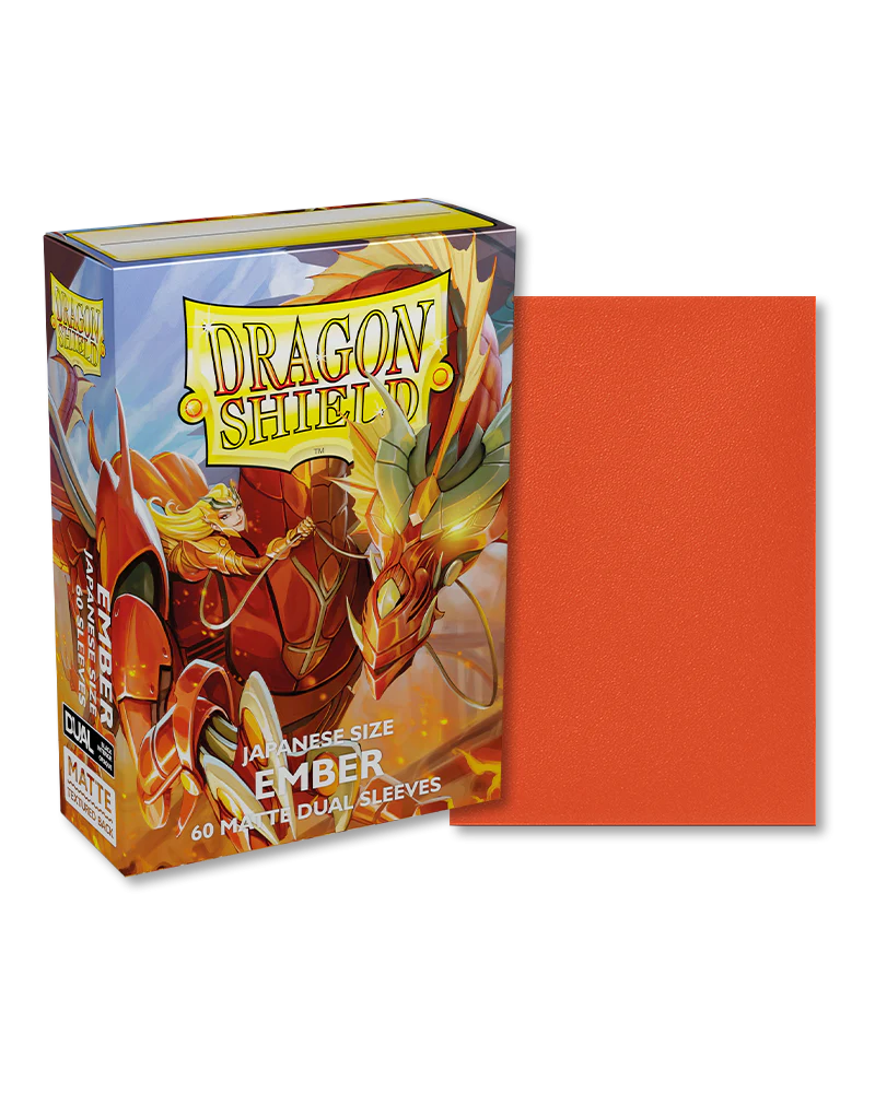 Dragon Shield Japanese Dual Matte Sleeves - Ember 'Alaria, Warrior Princess' (60 Sleeves)