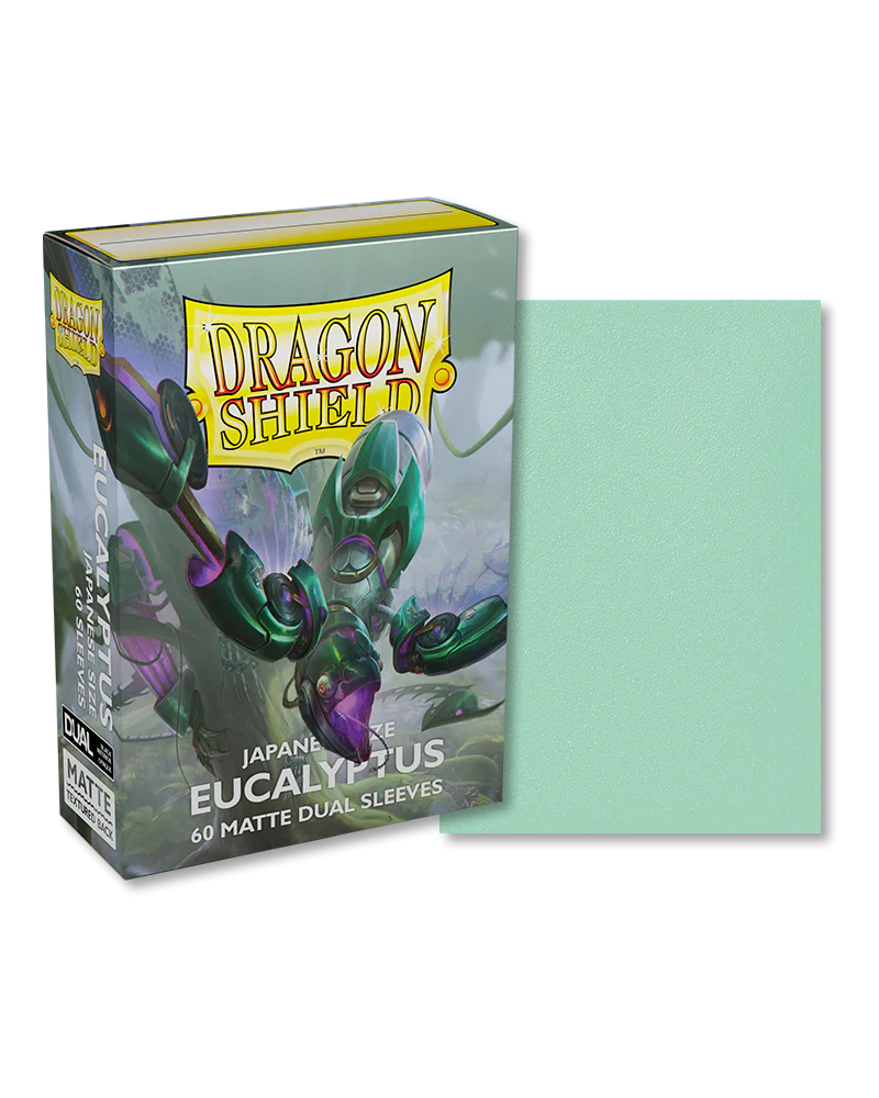 Dragon Shield Japanese Dual Matte Sleeves - Eucalyptus 'Lehel' (60 Sleeves)