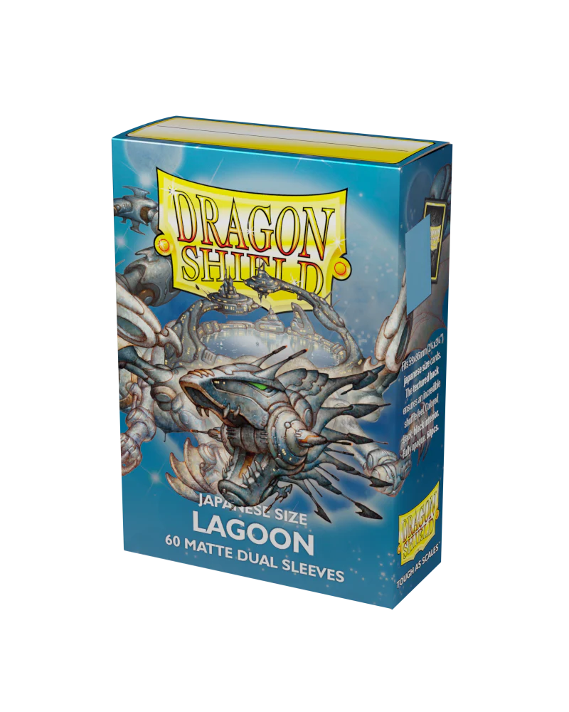Dragon Shield Japanese Dual Matte Sleeves - Lagoon 'Saras' (60 Sleeves)