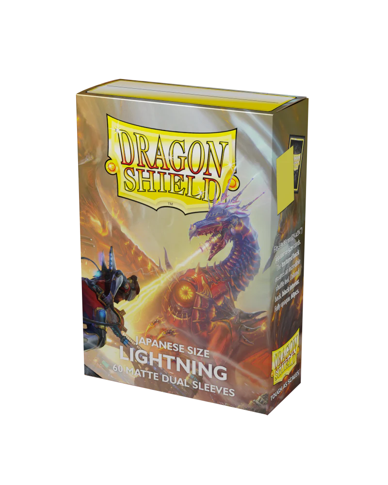 Dragon Shield Japanese Dual Matte Sleeves - Lightning 'Ailia' (60 Sleeves)