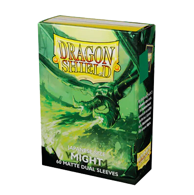 Dragon Shield Japanese Dual Matte Sleeves - Might (60 Sleeves)