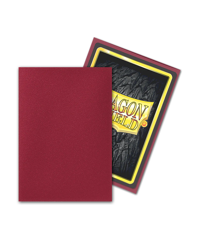 Dragon Shield Japanese Matte Sleeves - Blood Red (60 Sleeves) - Image 2