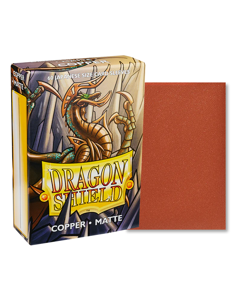 Dragon Shield Japanese Matte Sleeves - Copper 'Munay' (60 Sleeves)