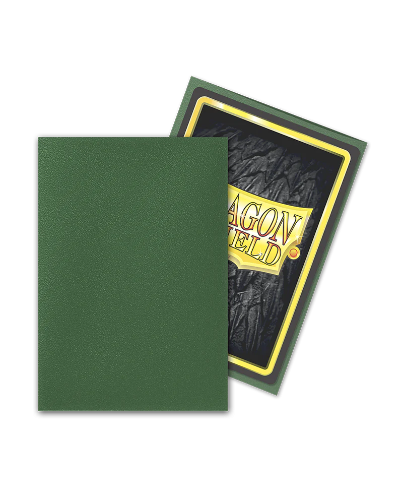Dragon Shield Japanese Matte Sleeves - Forest Green (60 Sleeves) - Image 2