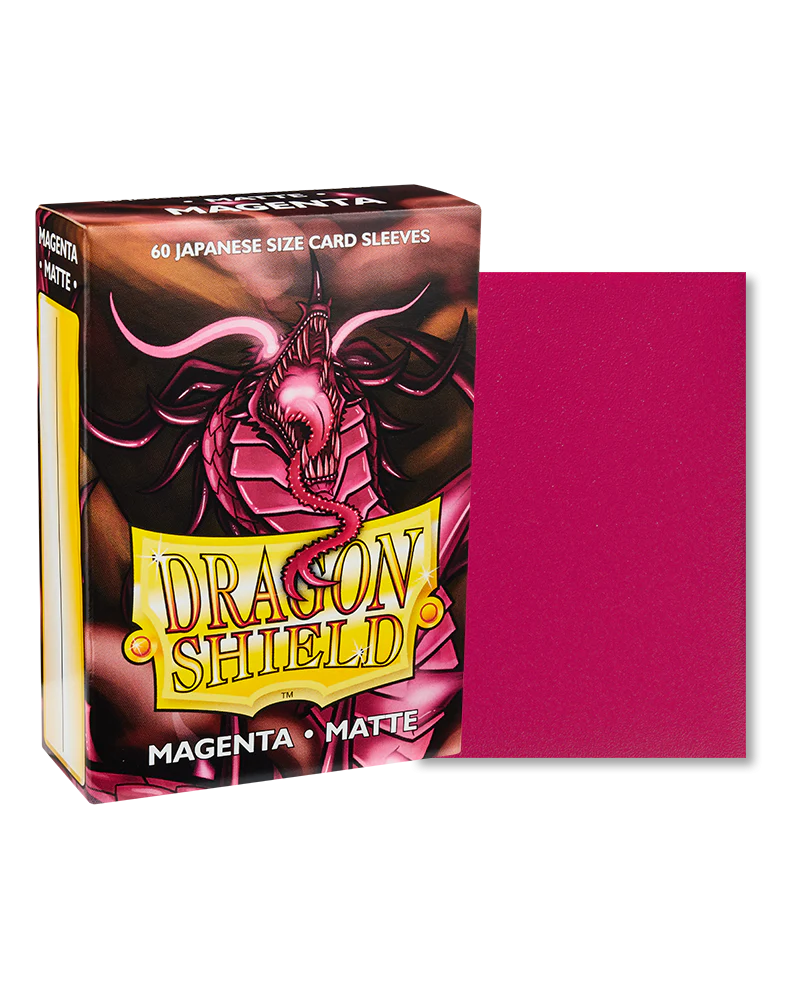 Dragon Shield Japanese Matte Sleeves - Magenta (60 Sleeves)