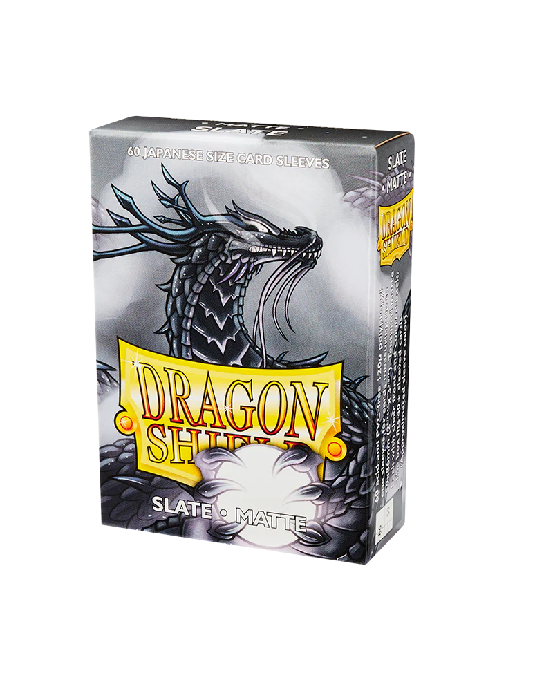 Dragon Shield Japanese Matte Sleeves - Slate (60 Sleeves)