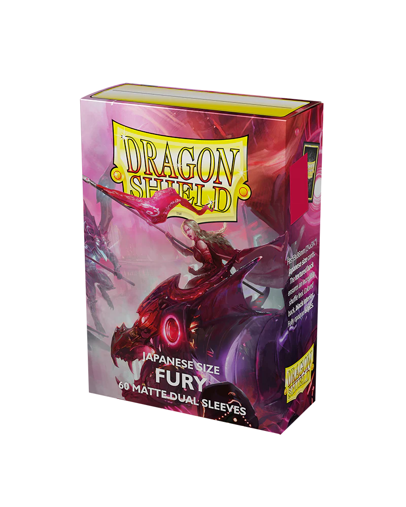 Dragon Shield Japanese Dual Matte Sleeves - Fury 'Alaria, Commonwealth Champion' (60 Sleeves)