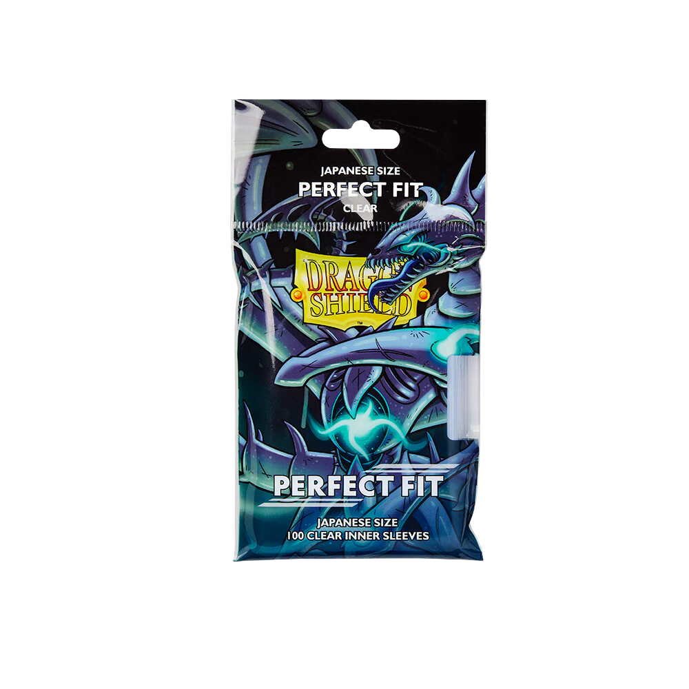 Dragon Shield Japanese Size Perfect Fit Inner Sleeves - Clear Qyonshi (100 Sleeves)