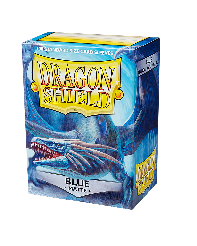 Dragon Shield Matte Sleeves - Blue (100 Sleeves)