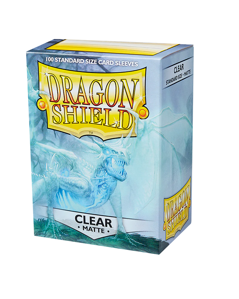 Dragon Shield Matte Sleeves - Clear (100 Sleeves)