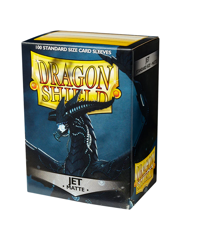 Dragon Shield Matte Sleeves - Jet (100 Sleeves)