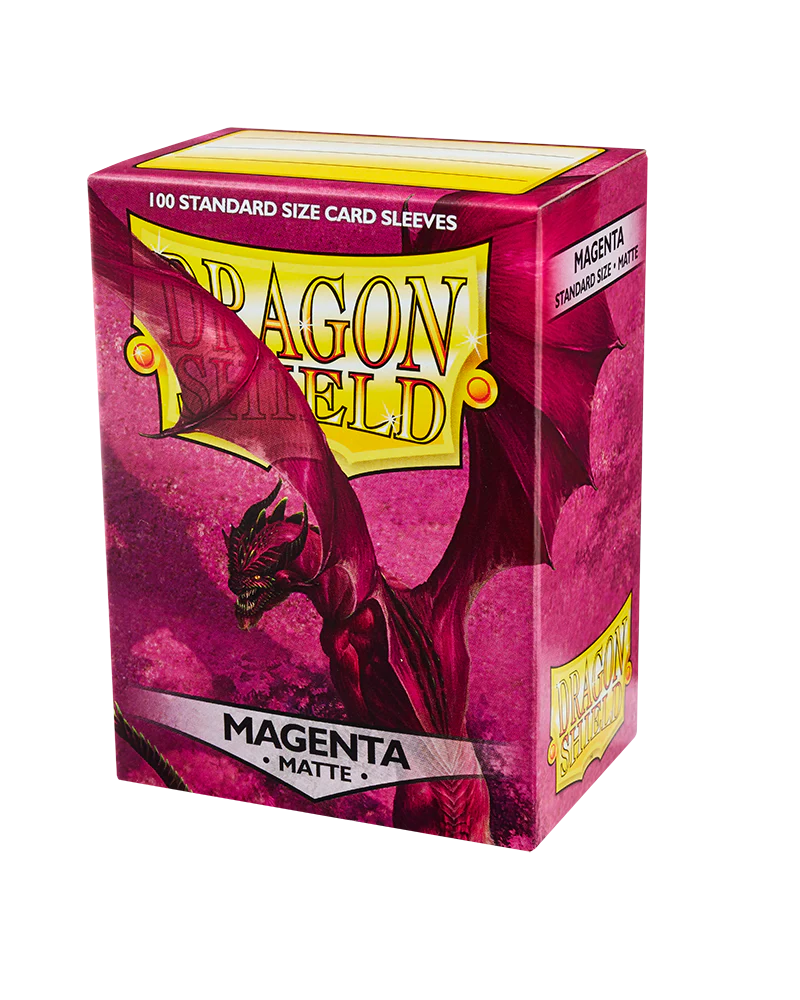 Dragon Shield Matte Sleeves - Magenta (100 Sleeves)