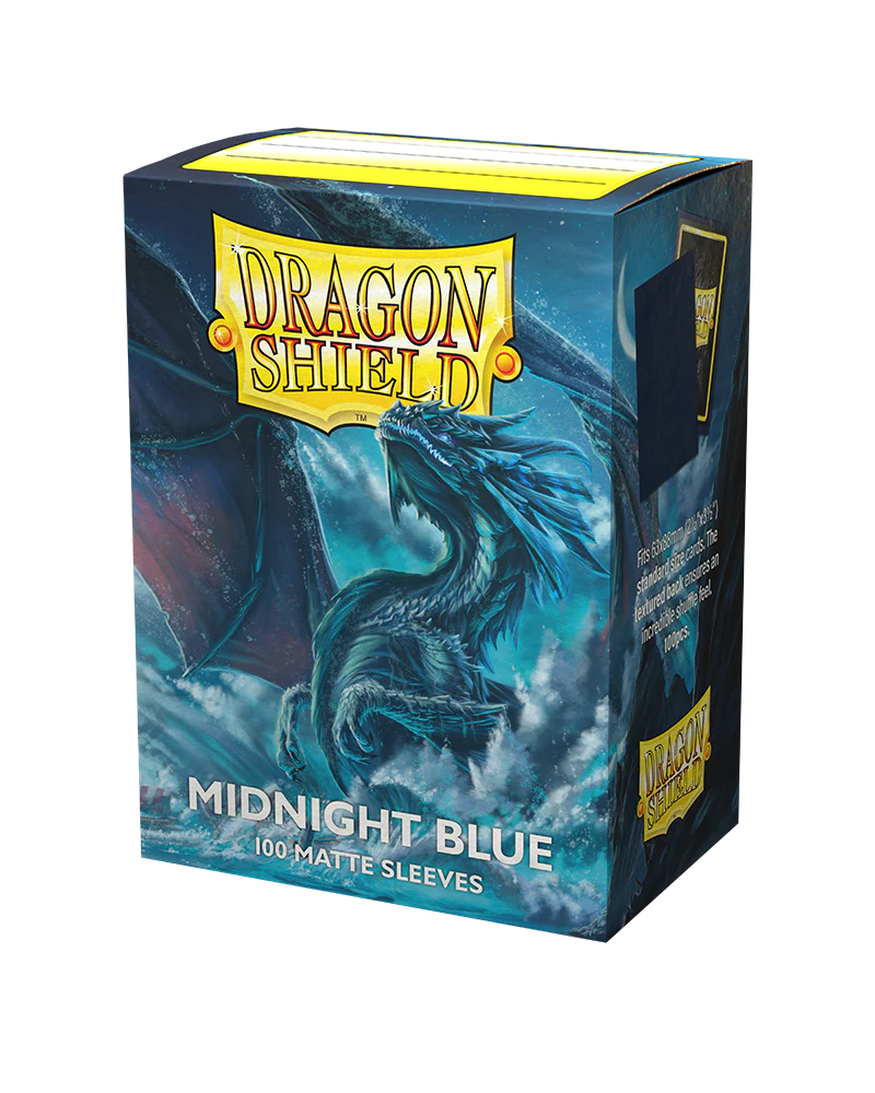 Dragon Shield Matte Sleeves - Midnight Blue (100 Sleeves)