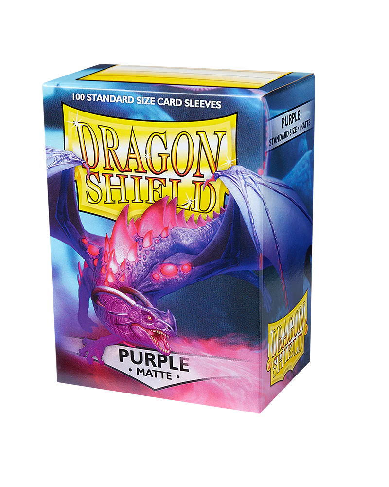 Dragon Shield Matte Sleeves - Purple (100 Sleeves)