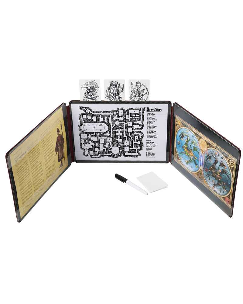 Dragon Shield RPG: Game Master Screen - Blood Red - Image 2