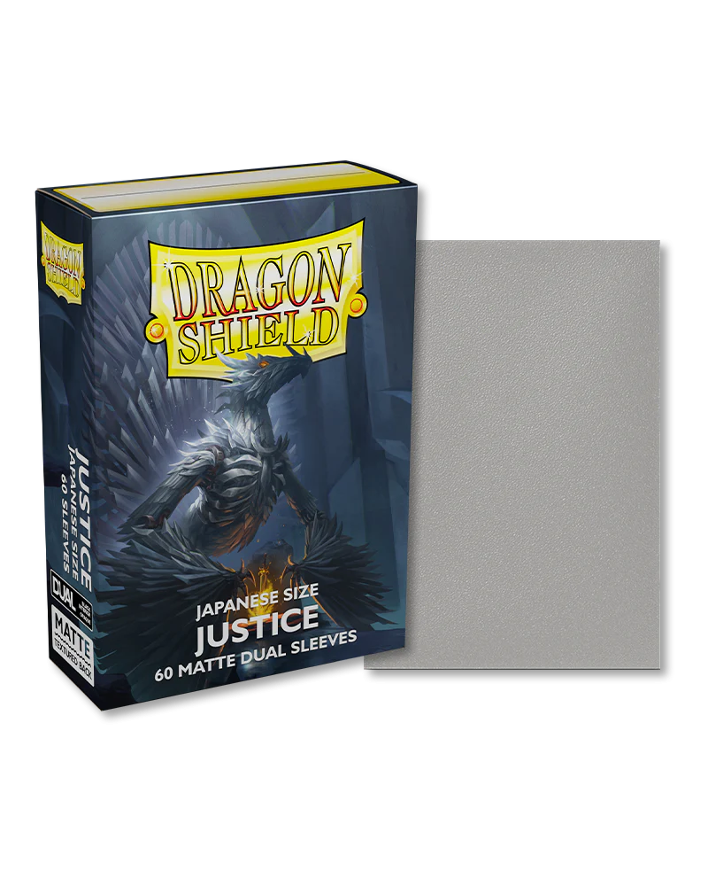 Dragon Shield Sleeves - Japanese size - Matte Dual - Justice (60 Sleeves)
