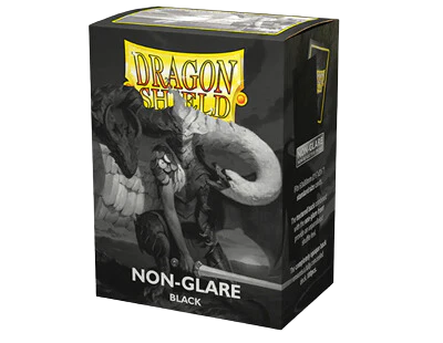 Dragon Shield Sleeves - Matte NonGlare Standard size - Black V2 (100)