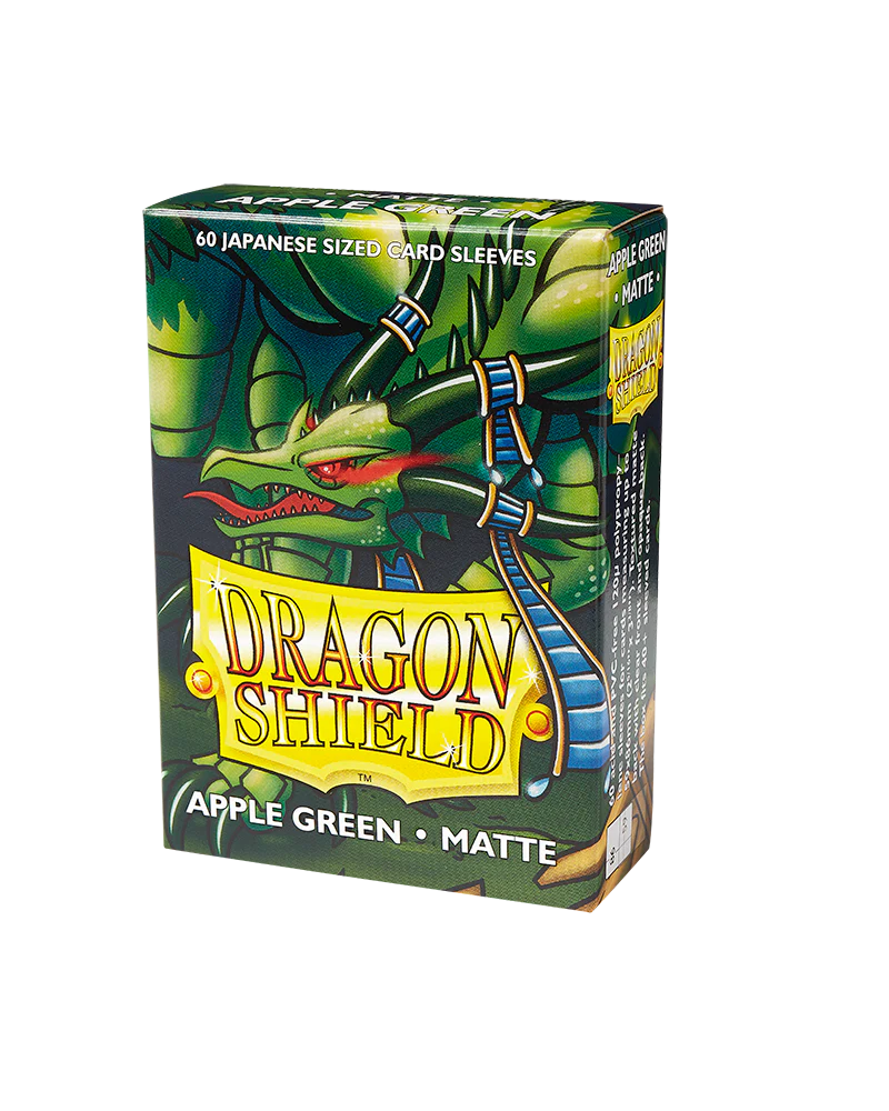 Dragon Shield Japanese Matte Sleeves - Apple Green (60 Sleeves)