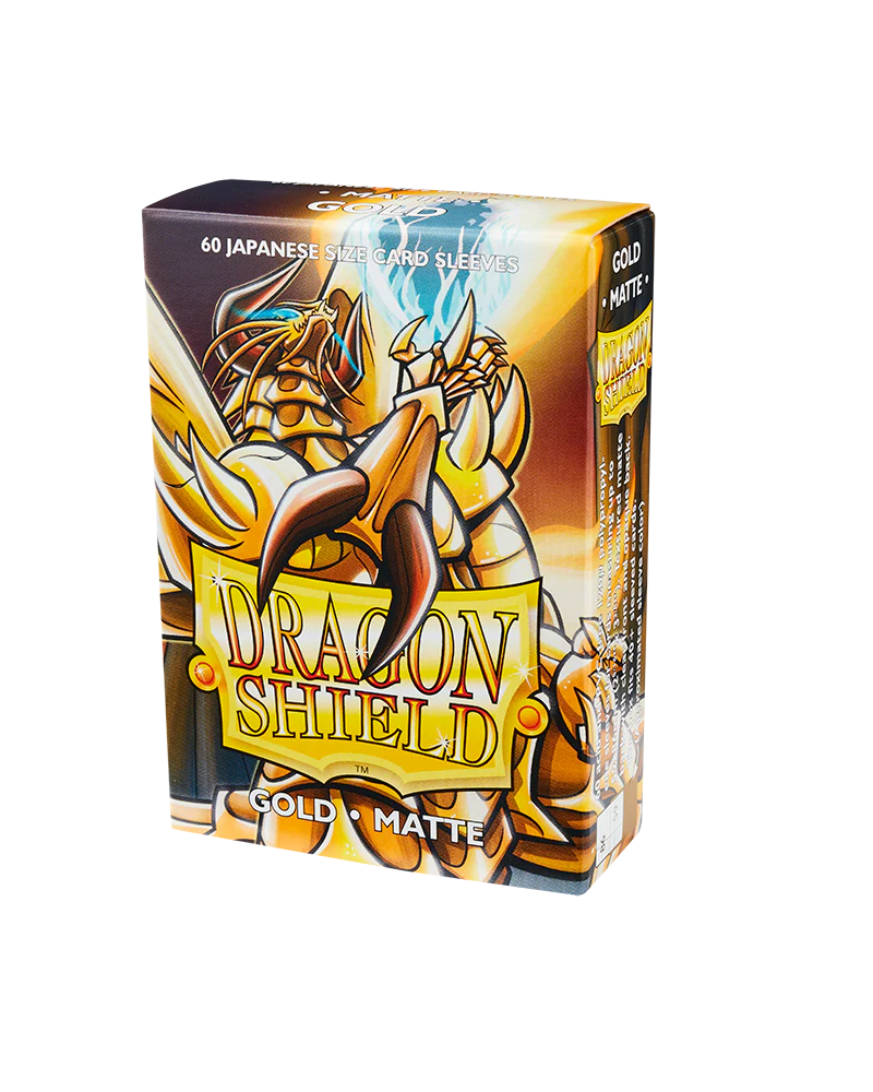 Dragon Shield Japanese Matte Sleeves - Gold (60 Sleeves)
