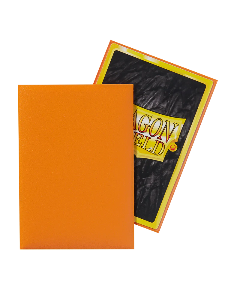 Dragon Shield Japanese Matte Sleeves - Orange (60 Sleeves) - Image 2