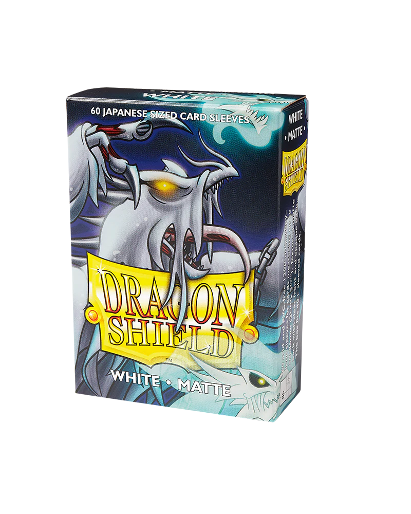 Dragon Shield Japanese Matte Sleeves - White (60 Sleeves)