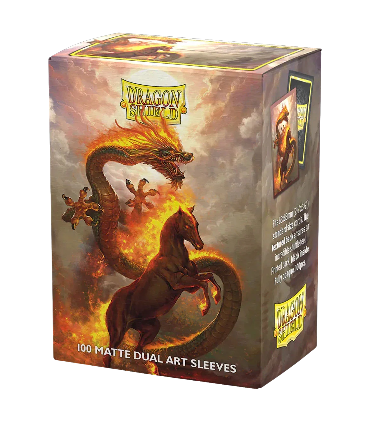 Dragon Shield Standard Dual Art Sleeves - Fire Horse 2026 (100 Sleeves)