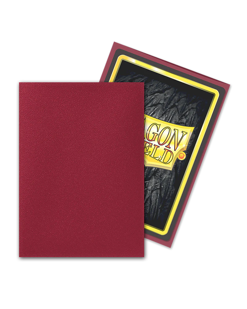 Dragon Shield Matte Sleeves - Blood Red (100 Sleeves) - Image 2