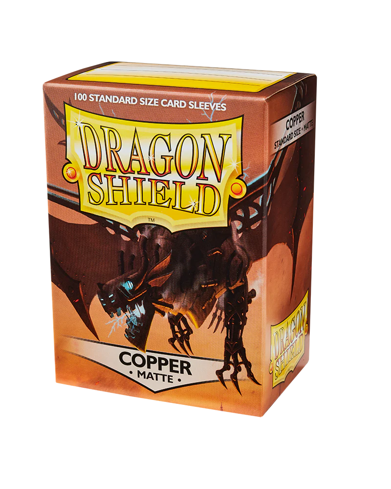 Dragon Shield Matte Sleeves - Copper (100 Sleeves)