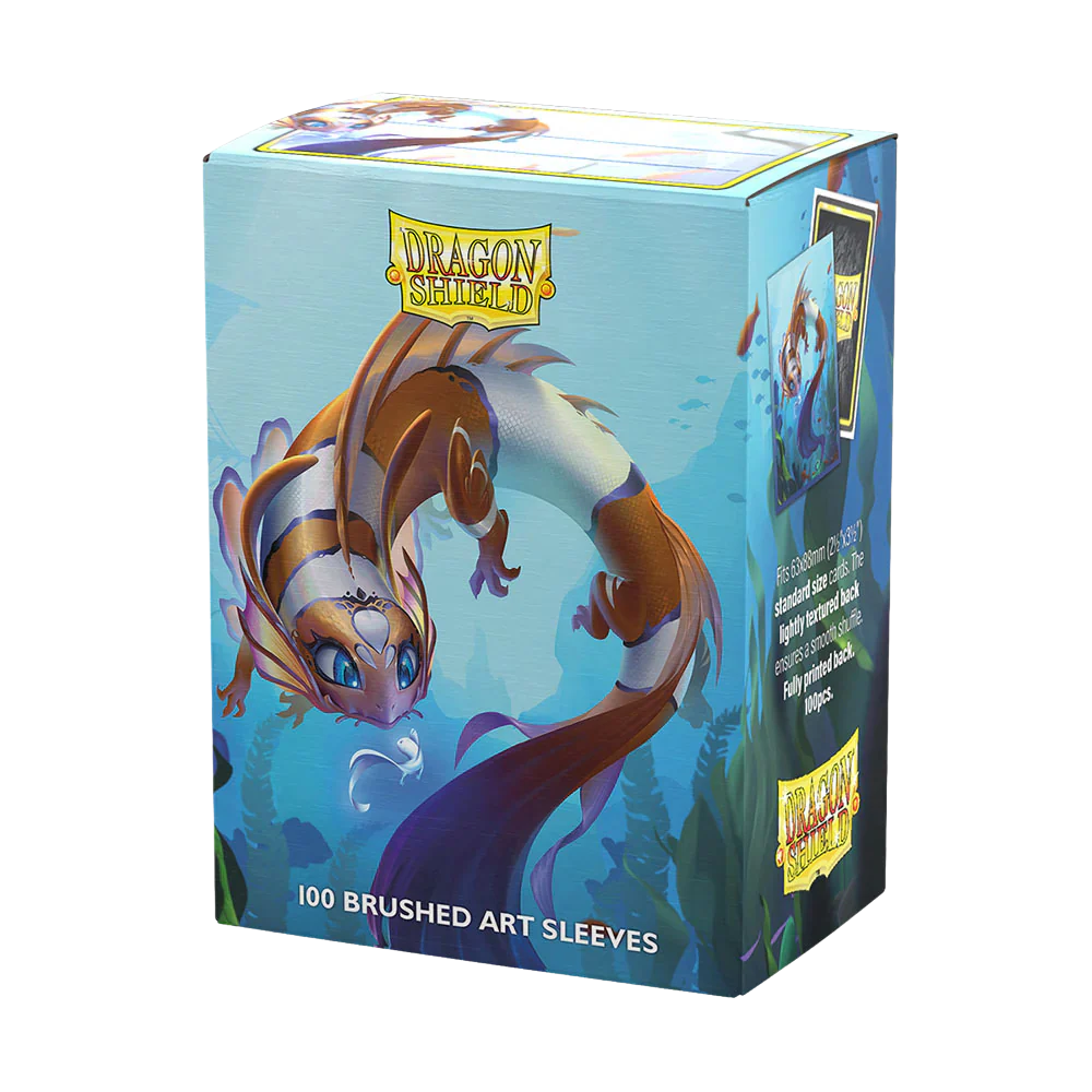 Dragon Shield Standard size Brushed Art Sleeves - The Cinderfin (100 Sleeves)