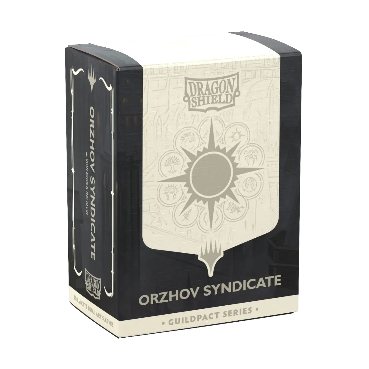Dragon Shield Standard size License Sleeves - Magic: The Gathering Orzhov Syndicate (100 Sleeves)