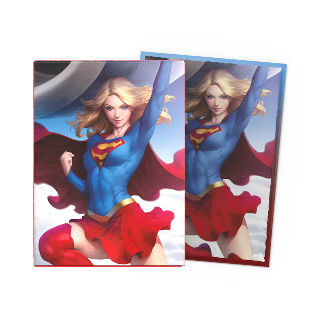Dragon Shield Standard Size License Sleeves - Supergirl (100 Sleeves)