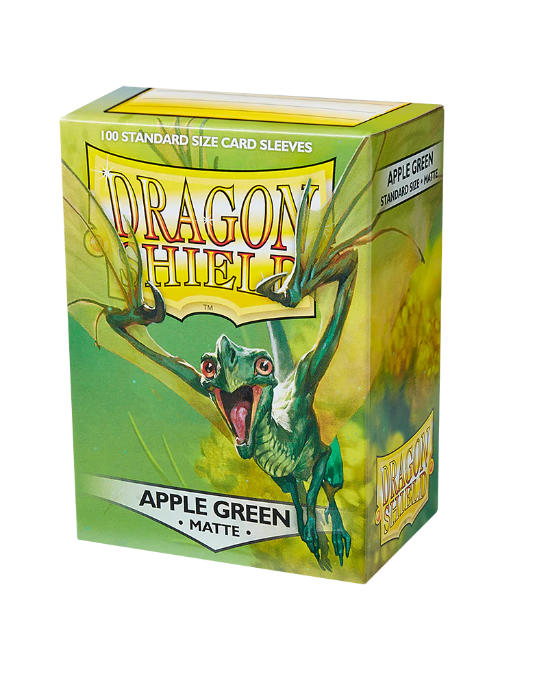 Dragon Shield Matte Sleeves - Apple Green (100 Sleeves)