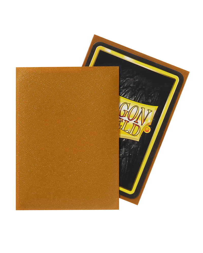Dragon Shield Matte Sleeves - Gold (100 Sleeves) - Image 2