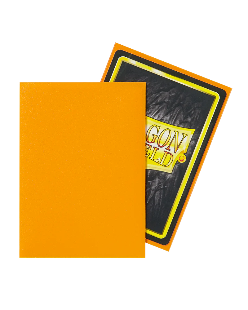 Dragon Shield Matte Sleeves - Orange (100 Sleeves) - Image 2