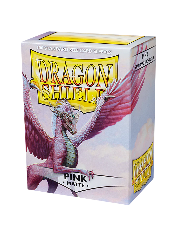 Dragon Shield Matte Sleeves - Pink (100 Sleeves)