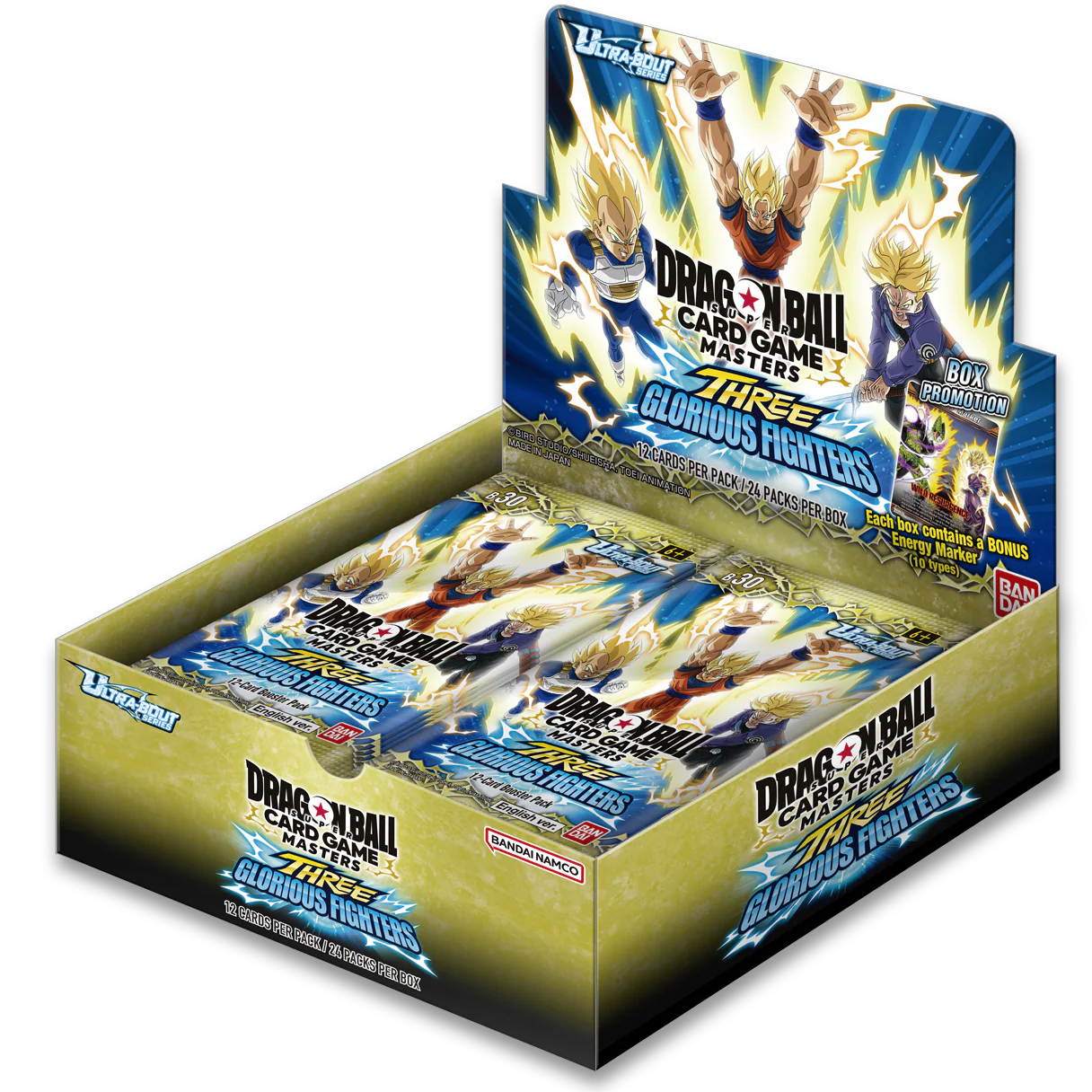 DragonBall Super Card Game - Masters "Ultra-Bout Series" Three Glorious Fighters [B30] Booster Display (24 Packs)