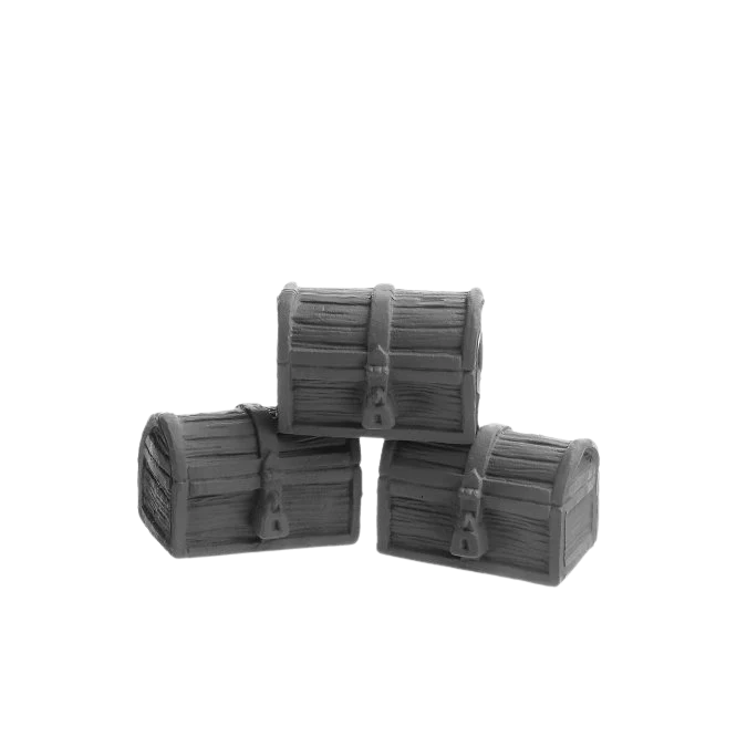 Dungeon Decor: Wooden Chests (3)