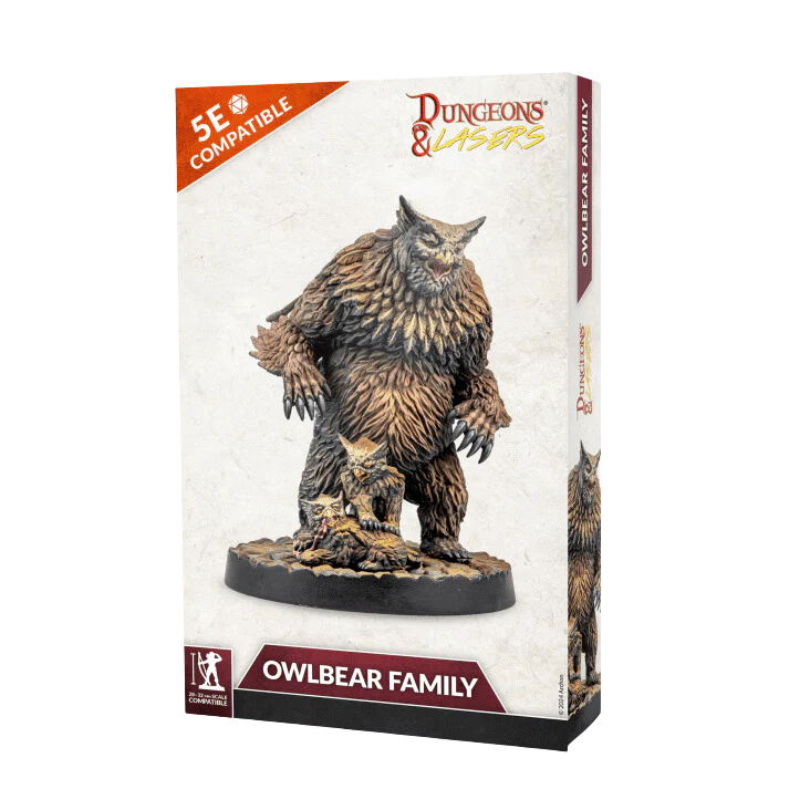 Dungeons & Lasers - Owlbear Family