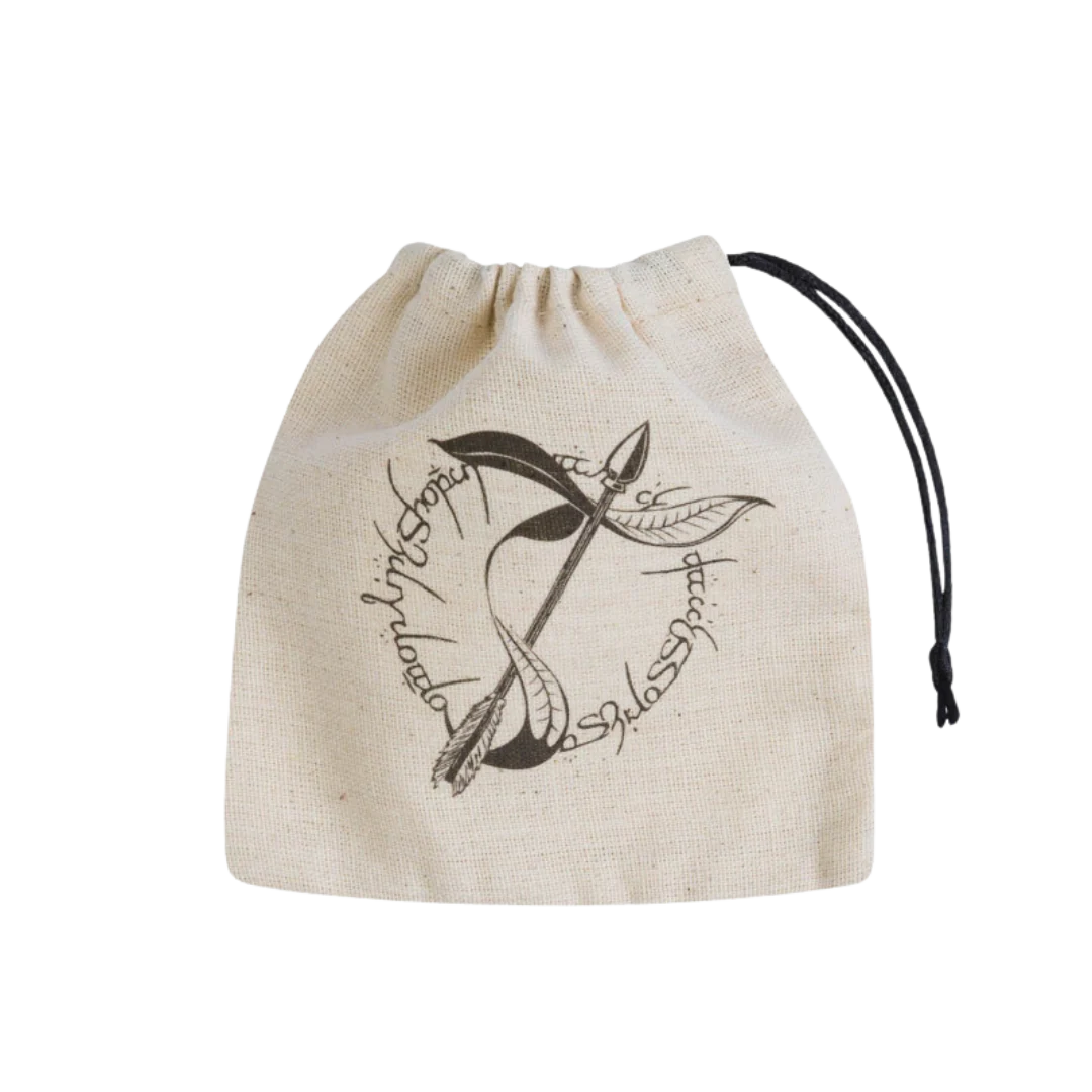 Elvish Beige & Black Dice Bag