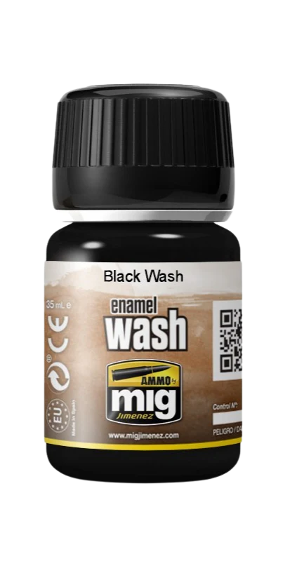 Ammo by Mig - ENAMEL WASH: Black Wash