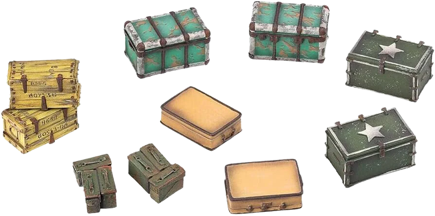 Fallout: Wasteland Warfare - Terrain Expansion: Cases and Crates - EN