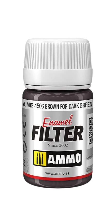 Ammo by Mig - FILTER: Brown for Dark Green