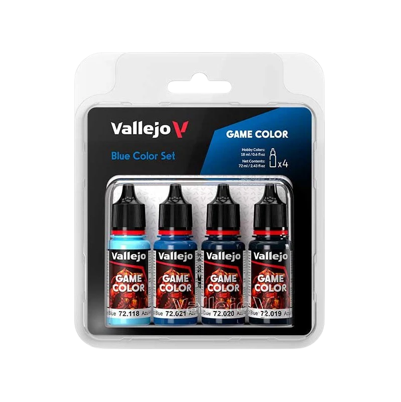 Game Color - 4 colors set - Blue Color 18 ml