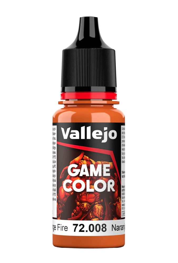 Game Color - Orange Fire